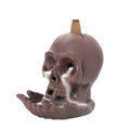 Skull Head Halloween Home Decoration Backflow Incense Burner