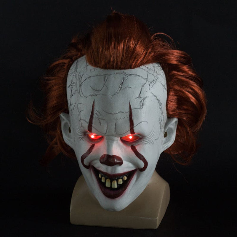 Halloween cosplay mask Clown Silicone Back Soul Mask Cos Head Set Halloween Horror Props Natural Latex Adult Code Selling