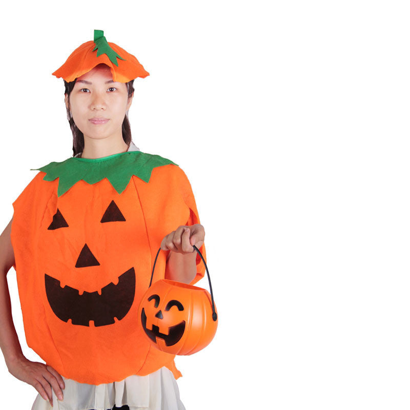 Halloween Costume Into Performance Pumpkin Lamp Modeling Performance Wear