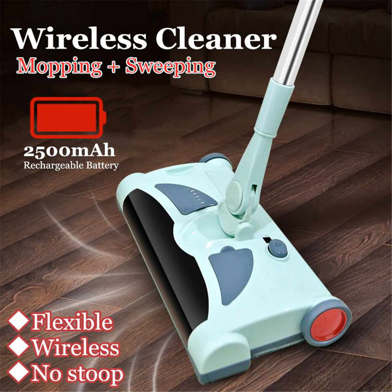 Wireless Rechargeable Hand Push Sweeper Vacuum Cleaner