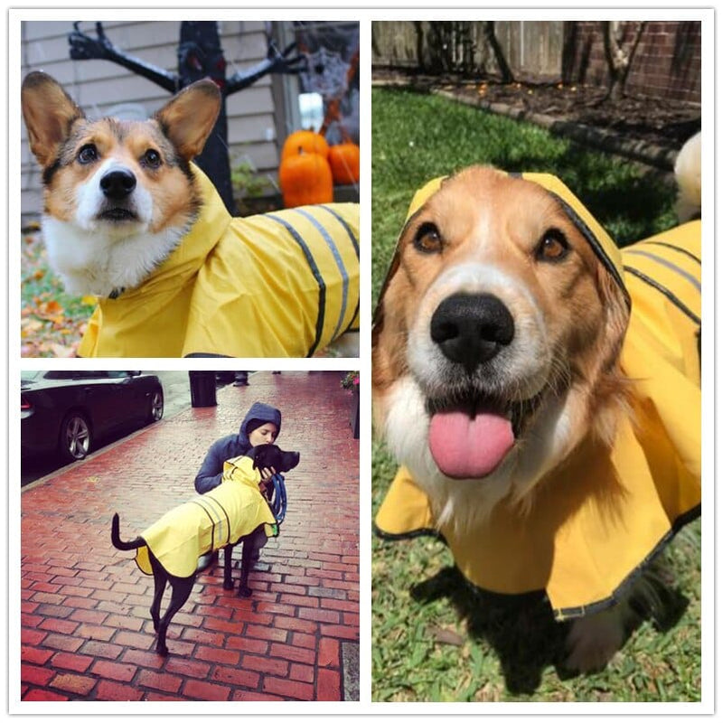 Reflective Pet Dog Water Proof Raincoat