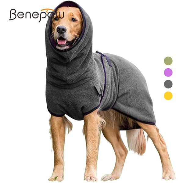 Fashion Winter Dog Jacket Solid Color Warm Puppy Adjustable Pet Vest Coat Hoodie