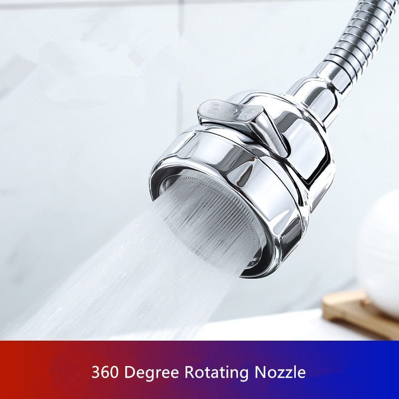 3 Modes 360 Degree  Kitchen Rotating Water Saving Nozzle