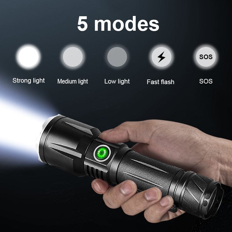 WaterProof LED Powerful  Flashlight Torch