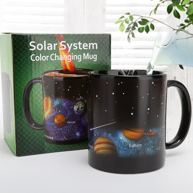 Novelty Ceramic Color Changing Coffee Mug