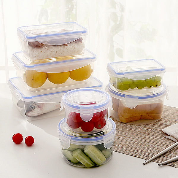 Food grade storage box microwave furnace square nuts as a cassette fruit vegetable cheap buckle sealing box