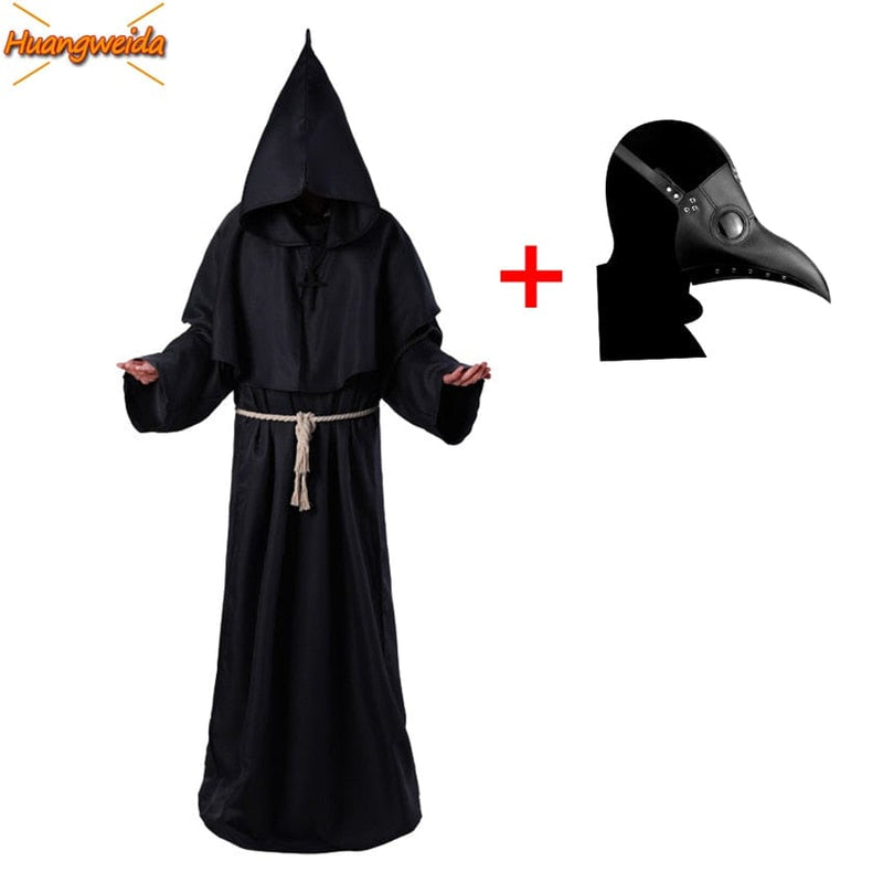 Plague Doctor Witch Halloween Costume + Mask