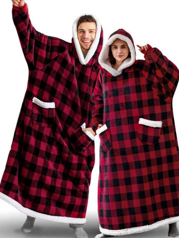 Christmas Holiday unisex  Oversized Winter  Fleece TV Blanket