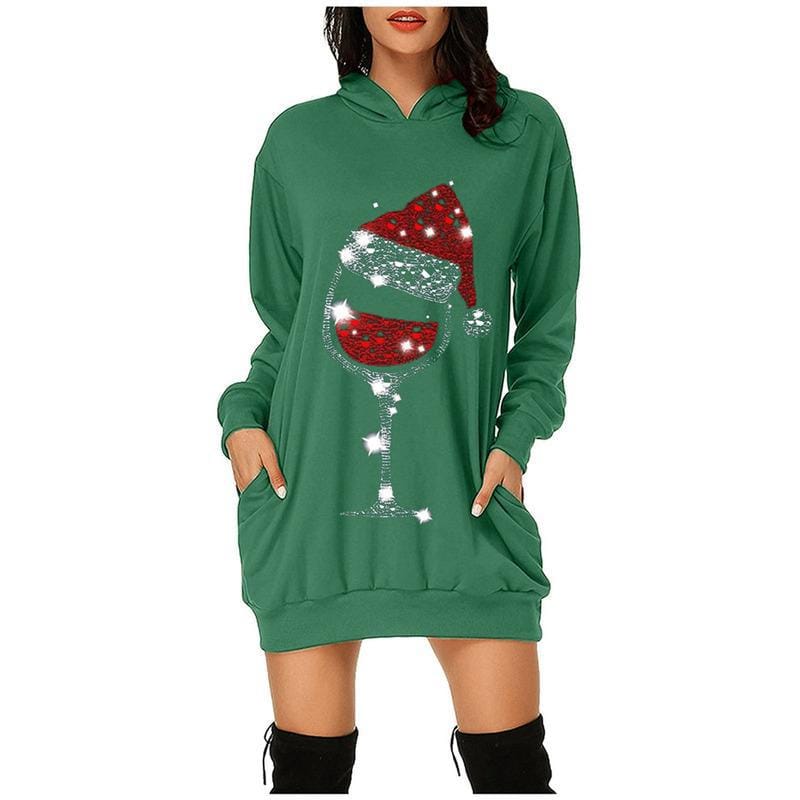 Women Holiday Party Ugly Plaid XMAS Sweater