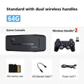 64GB Wireless Double Controller Games Stick 10000 Smart android tv Game Console 4K HD Display on TV Video Projector Monitor