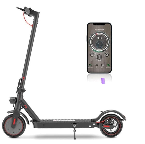 Electric Fold Kick Scooter 18.6mph With Bluetooth 7.5 Ah Battery E-Mini Scooter Skateboard