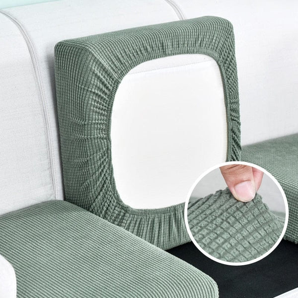 Solid Color Thicken Elastic Sofa Seat Cushion Cover Protector Kids Slipcover Sofa Cover Washable Removable Couch Couch Cover 1pc